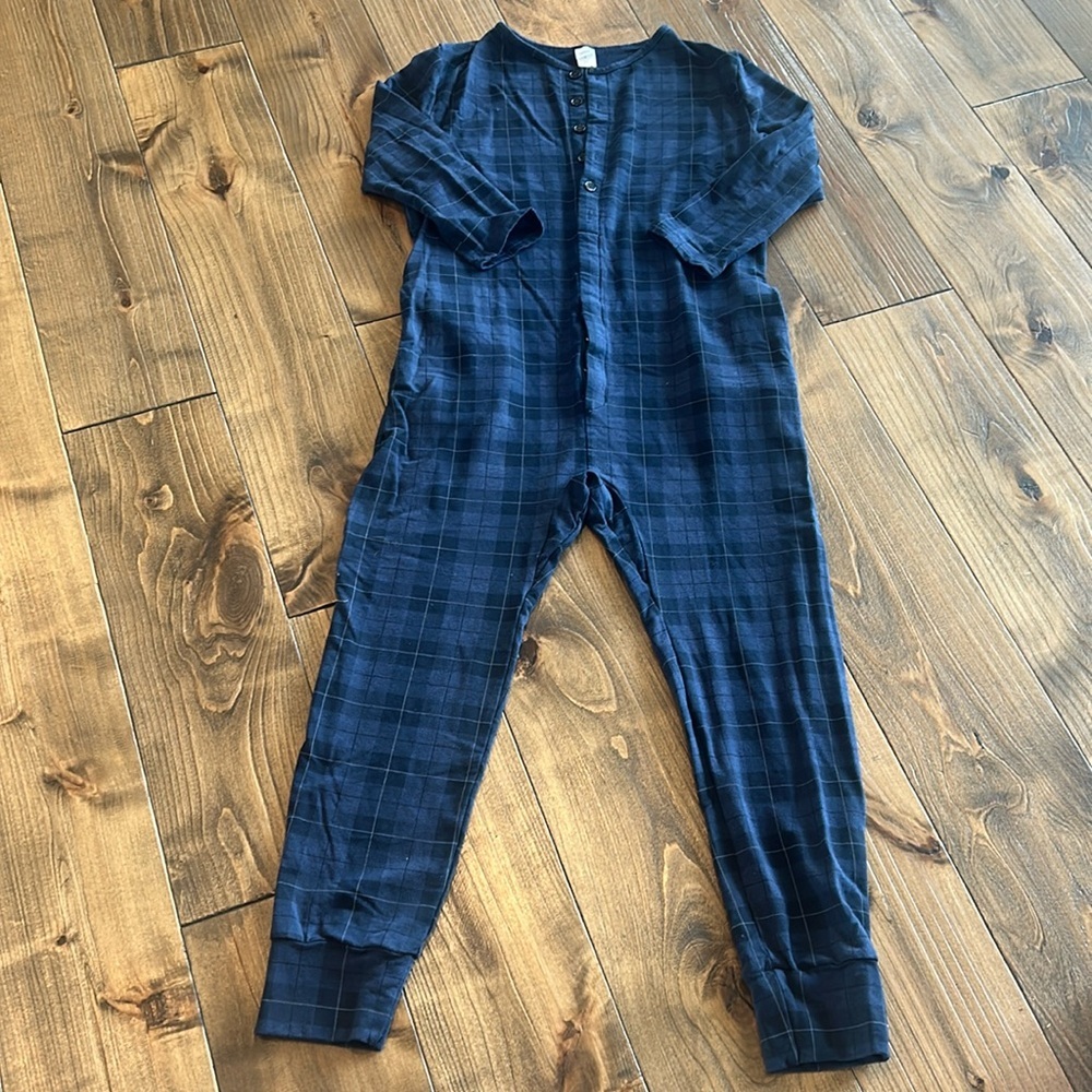Smash + Tess Men’s Holiday Tartan Romper| Size Medium